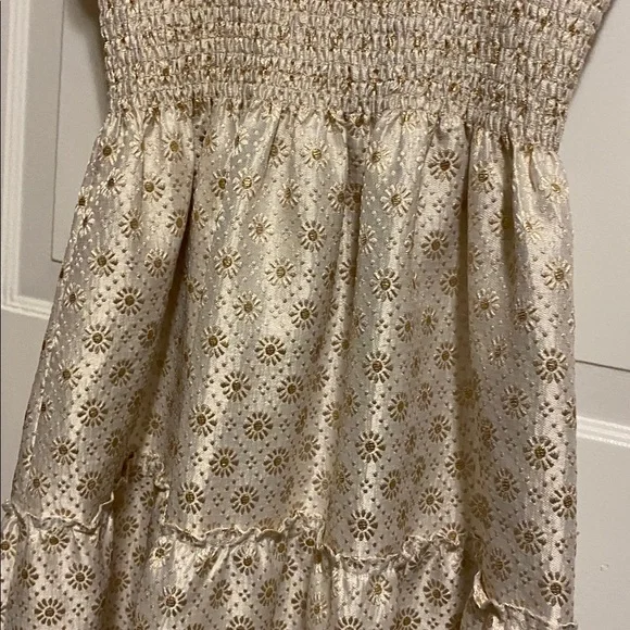 👑Gold Jacquard Hill House Ellie Nap limited edition dress - Picture 7 of 8